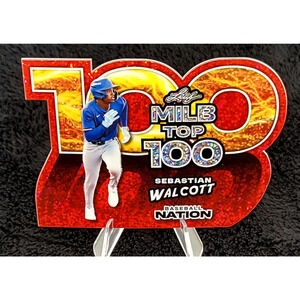 2025 Sebastian Wolcott 1/1 MILB Top 100 Texas Rangers Top Prospect RARE